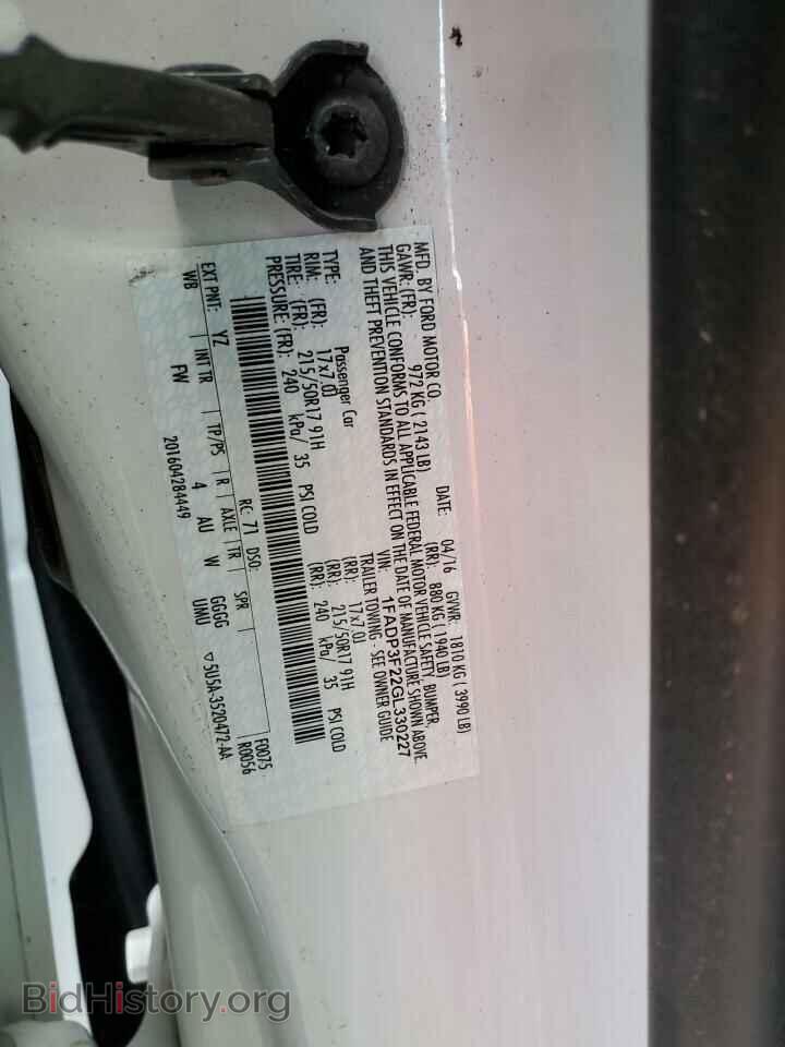 2016 FORD FOCUS - VIN: 1FADP3F22GL330227 - Photo 13