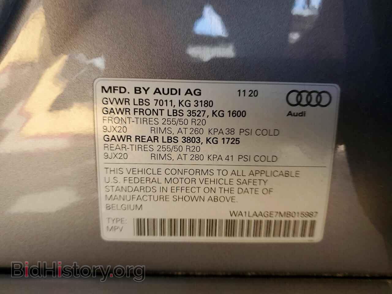 2021 AUDI E-TRON - VIN: WA1LAAGE7MB015987 - Photo 13