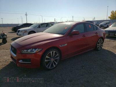 2017 Jaguar XE R - Sport, maroon — VIN SAJAL4BV6HA948616, Copart