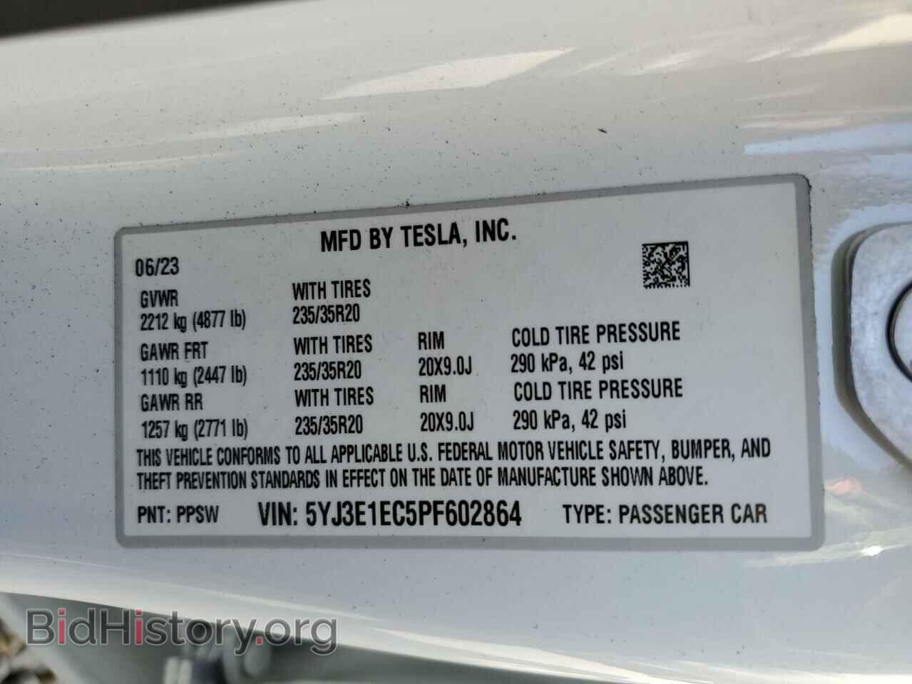 2023 TESLA MODEL 3 - VIN: 5YJ3E1EC5PF602864 - Photo 12