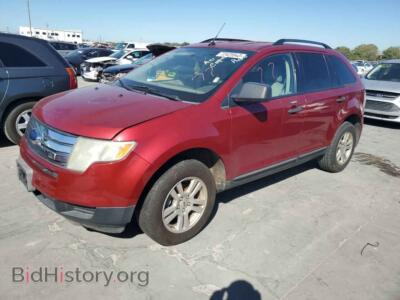 2007 Ford EDGE Edge SE, red — VIN 2FMDK36C17BA56368, Copart