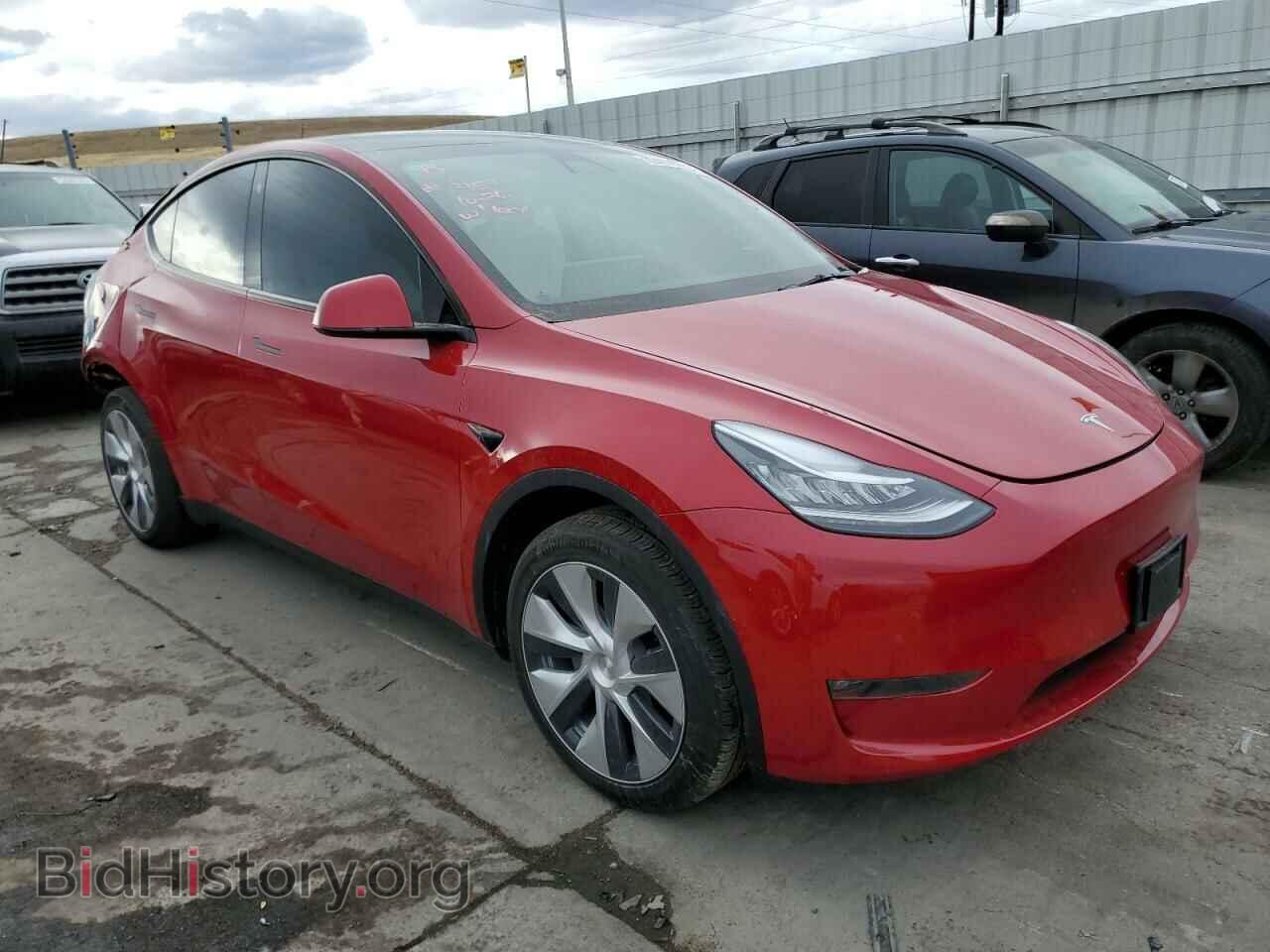 2022 TESLA MODEL Y - VIN: 7SAYGDEE8NF342155 - Фото 4