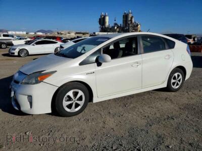 2012 Toyota PRIUS Three, белый — VIN JTDKN3DU7C5511723, Copart