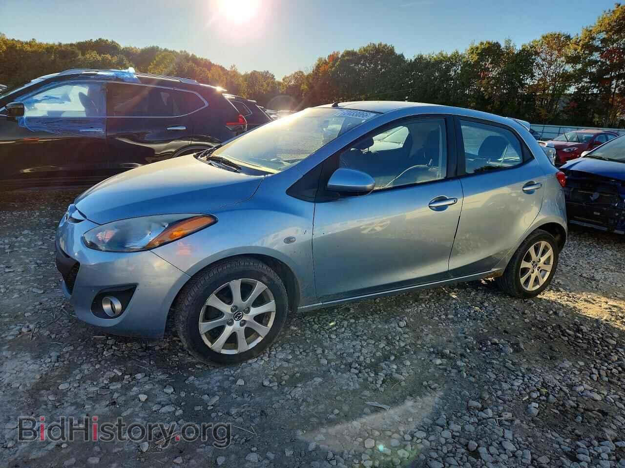 2013 Mazda 2 (VIN JM1DE1LY4D0158065) — фото 1 из 12, Copart, повреждение: передняя часть