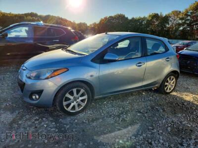 2013 Mazda 2, серебристый — VIN JM1DE1LY4D0158065, Copart