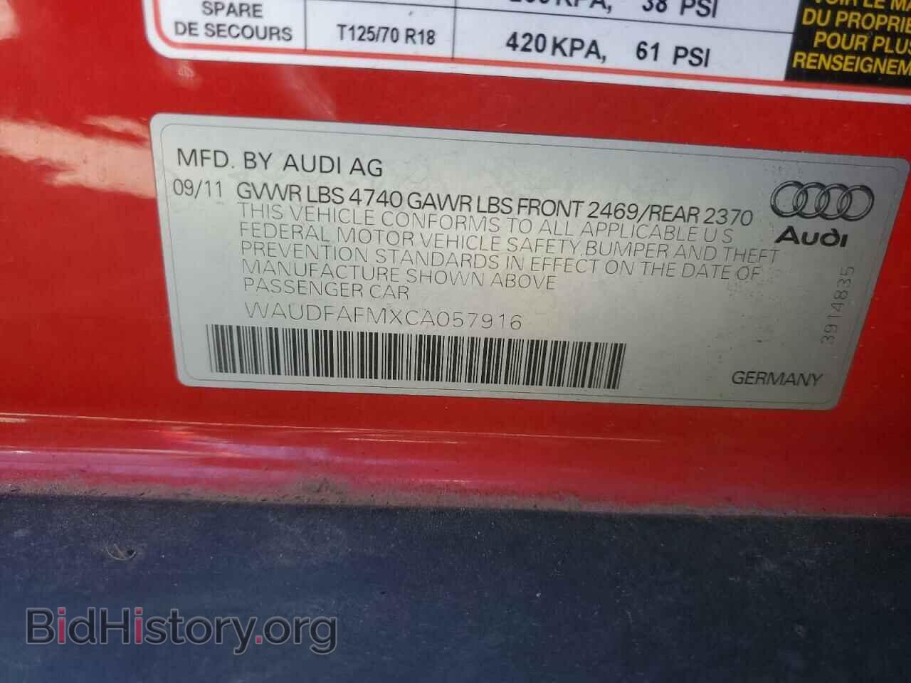 2012 AUDI A3 - VIN: WAUDFAFMXCA057916 - Photo 12