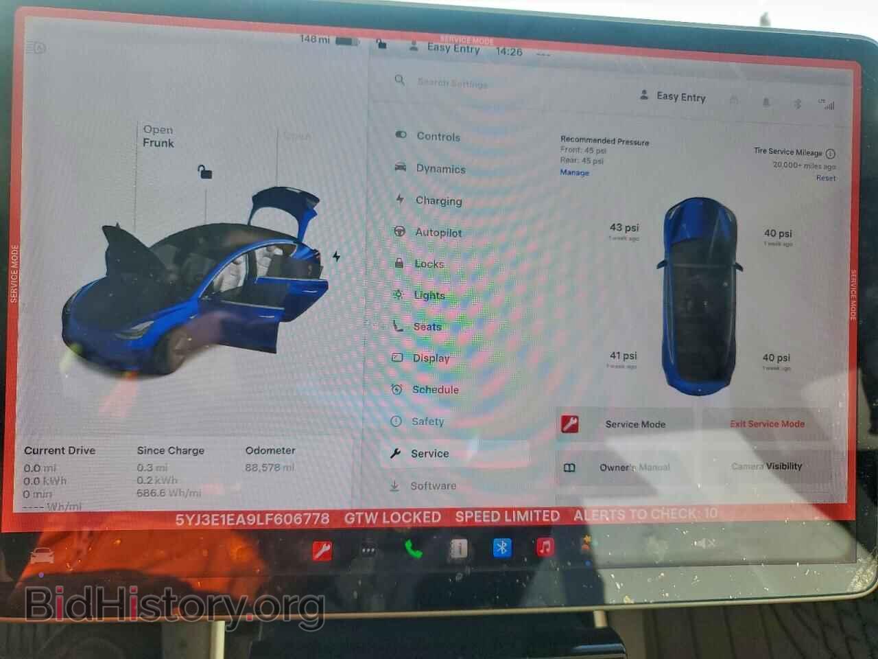 2020 TESLA MODEL 3 - VIN: 5YJ3E1EA9LF606778 - Фото 9