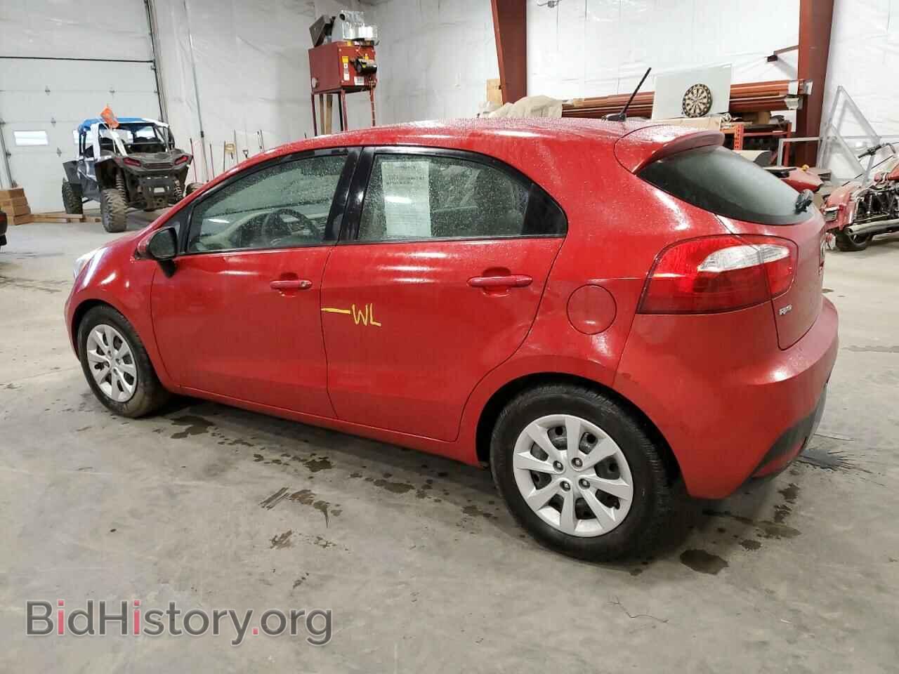 2013 KIA RIO - VIN: KNADM5A37D6295108 - Фото 2
