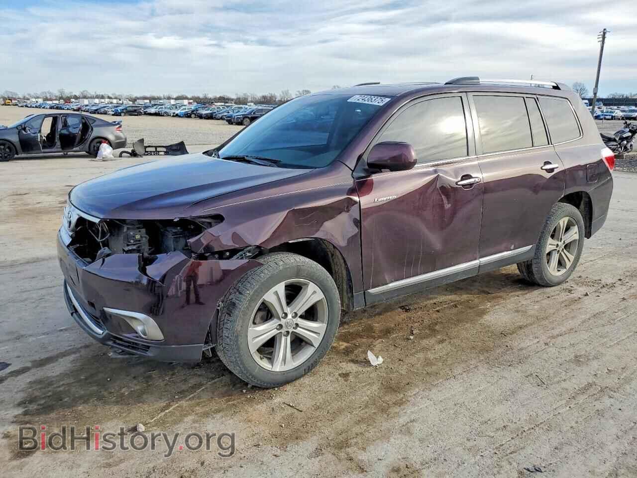 Photo 5TDDK3EH8CS093458 - TOYOTA HIGHLANDER 2012