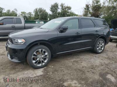 2019 Dodge DURANGO GT, черный — VIN 1C4RDJDG9KC536794, Copart