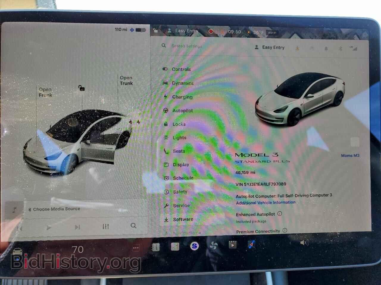 2020 TESLA MODEL 3 - VIN: 5YJ3E1EA8LF797089 - Фото 9