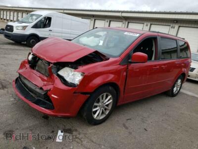 2013 Dodge CARAVAN Grand Cara, красный — VIN 2C4RDGCG2DR714446, Copart