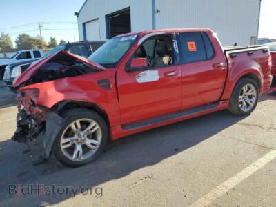 2010 Ford EXPLORER Limited, красный — VIN 1FMEU2D82AUF01872, Copart
