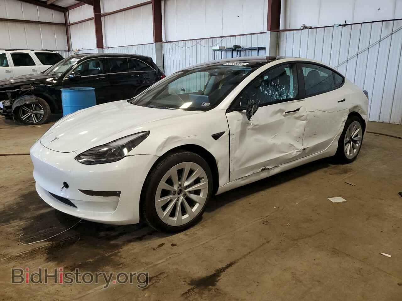 Photo 5YJ3E1EB0NF331457 - TESLA MODEL 3 2022