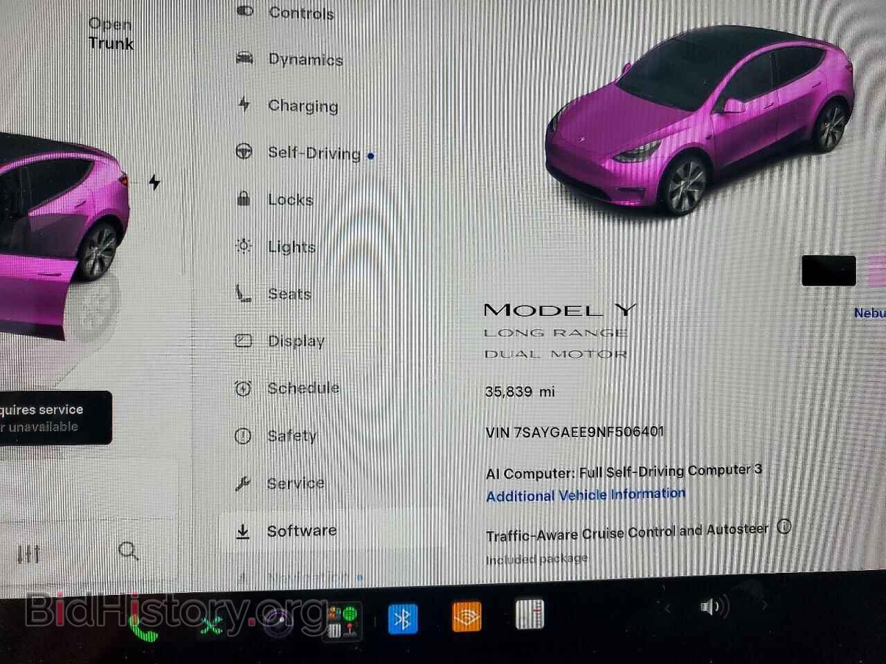 2022 TESLA MODEL Y - VIN: 7SAYGAEE9NF506401 - Photo 9