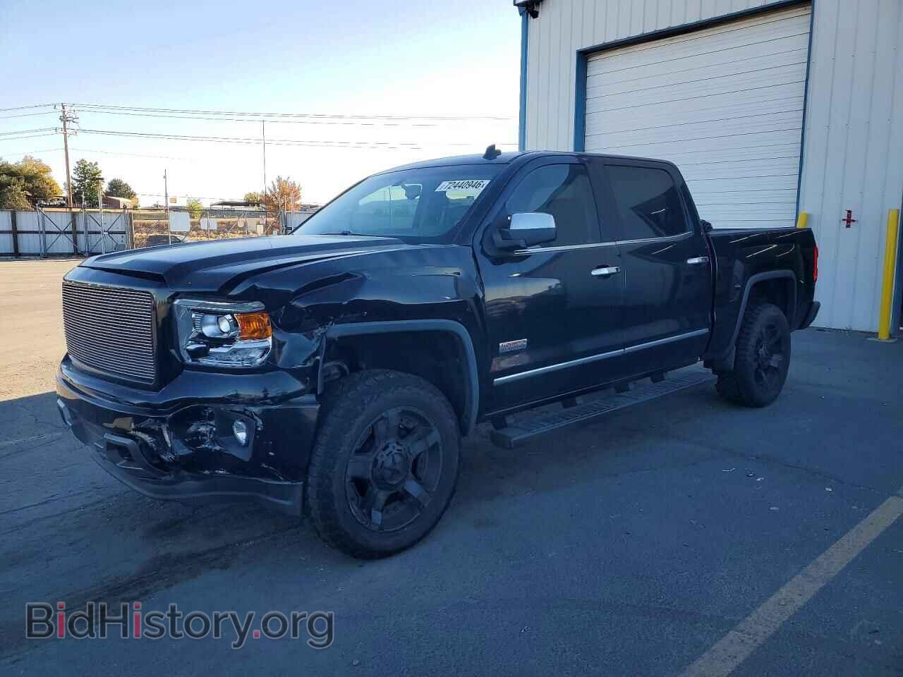 2014 GMC SIERRA K1500 SLT (VIN 3GTU2VEC8EG232540) — фото 1 из 12, Copart, повреждение: передняя часть