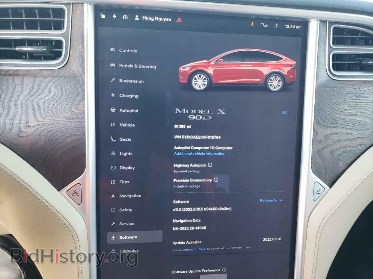 2016 TESLA MODEL X - VIN: 5YJXCAE23GF018784 - Фото 9
