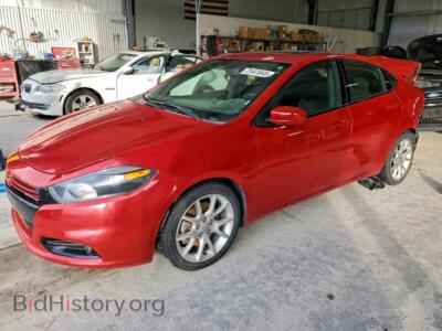 2013 Dodge DART SXT, red — VIN 1C3CDFBH3DD682995, Copart