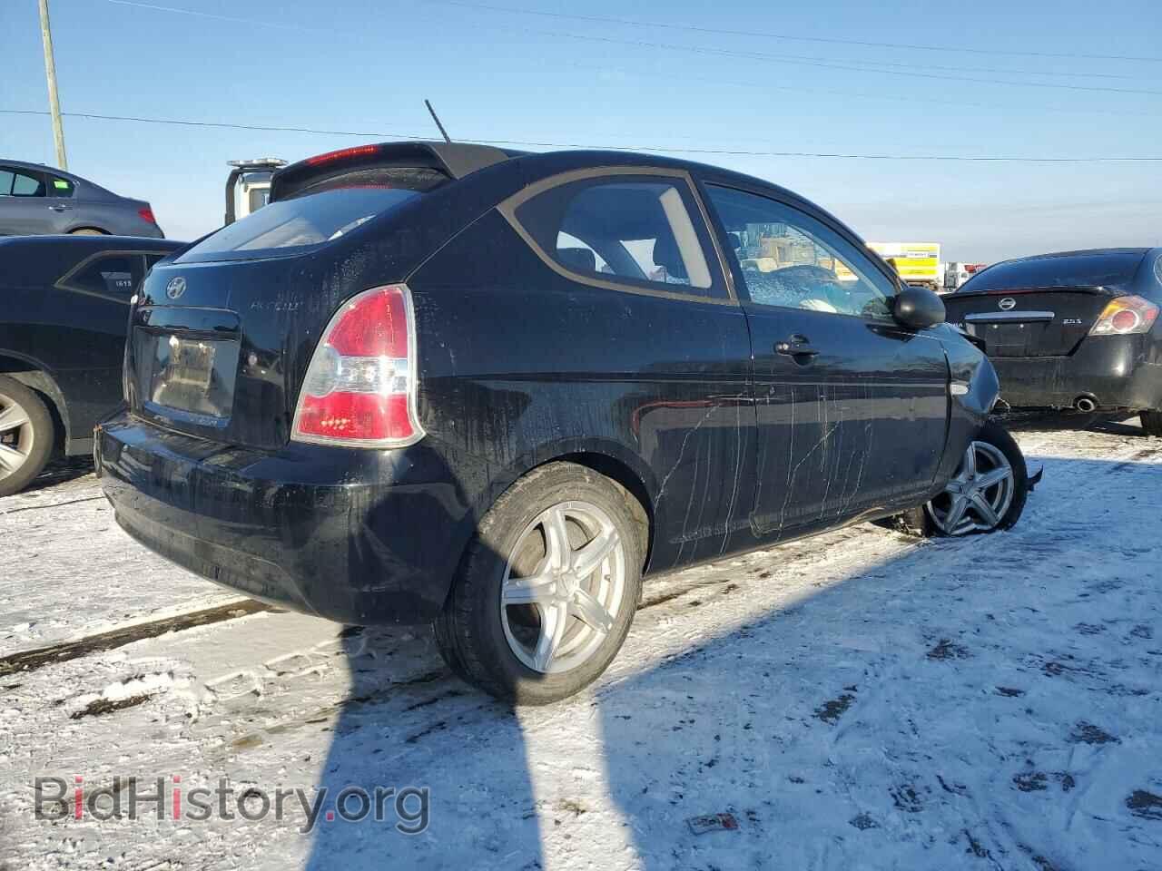 2007 HYUNDAI ACCENT - VIN: KMHCM36C67U049383 - Фото 3