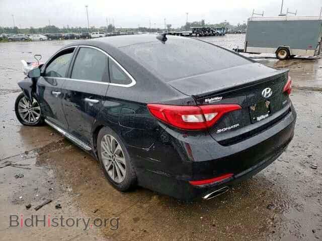 2017 HYUNDAI SONATA - VIN: 5NPE34AF1HH455302 - Фото 3