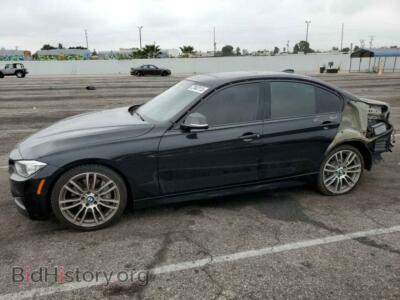 2014 BMW 3 SERIES 335 I, black — VIN WBA3A9C58EF686490, Copart
