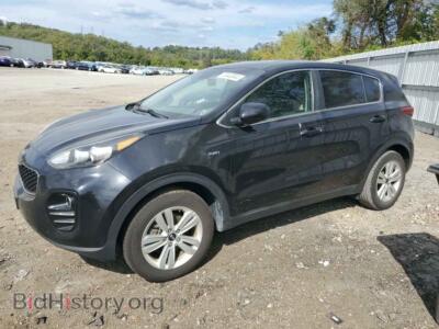 2017 Kia SPORTAGE LX, black — VIN KNDPMCAC3H7293716, Copart