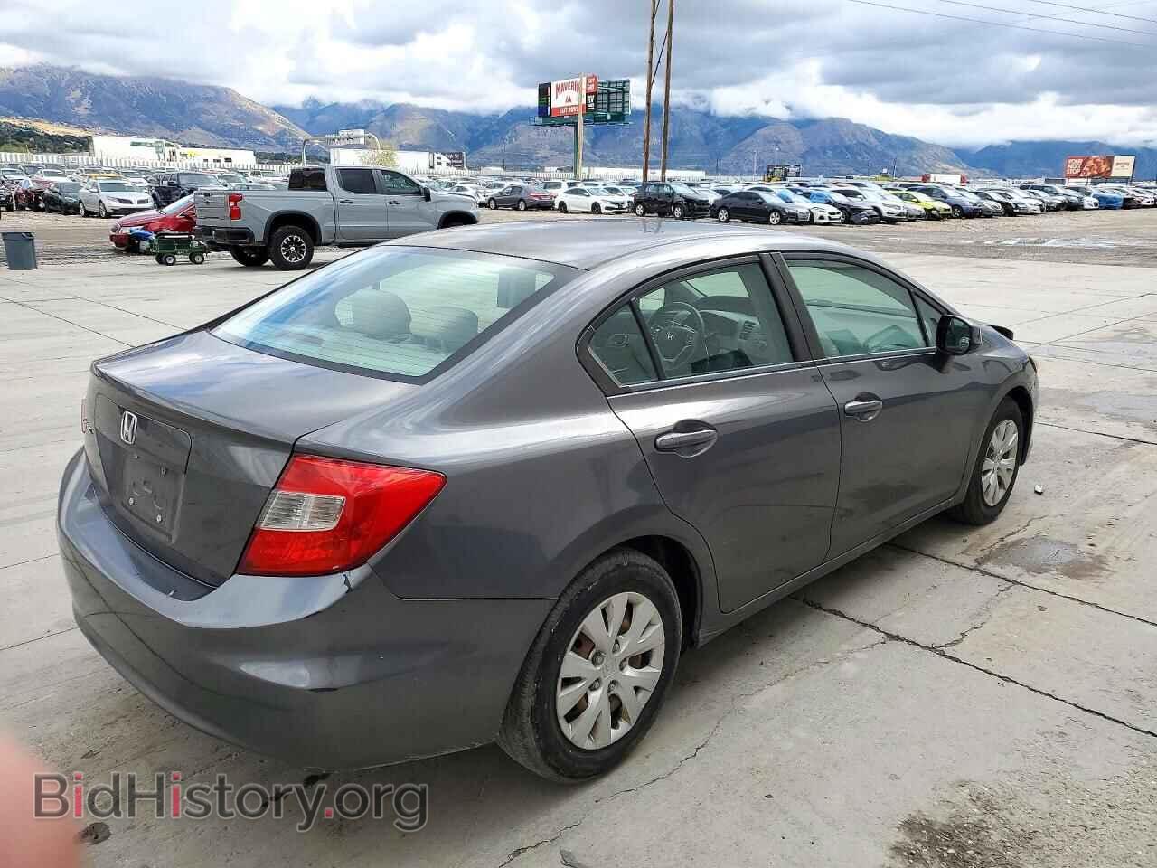 2012 HONDA CIVIC - VIN: 2HGFB2F54CH581670 - Photo 3