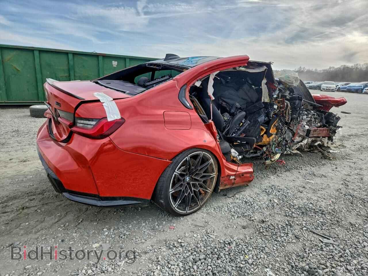 2021 BMW M3 - VIN: WBS33AY06MFK87791 - Photo 3