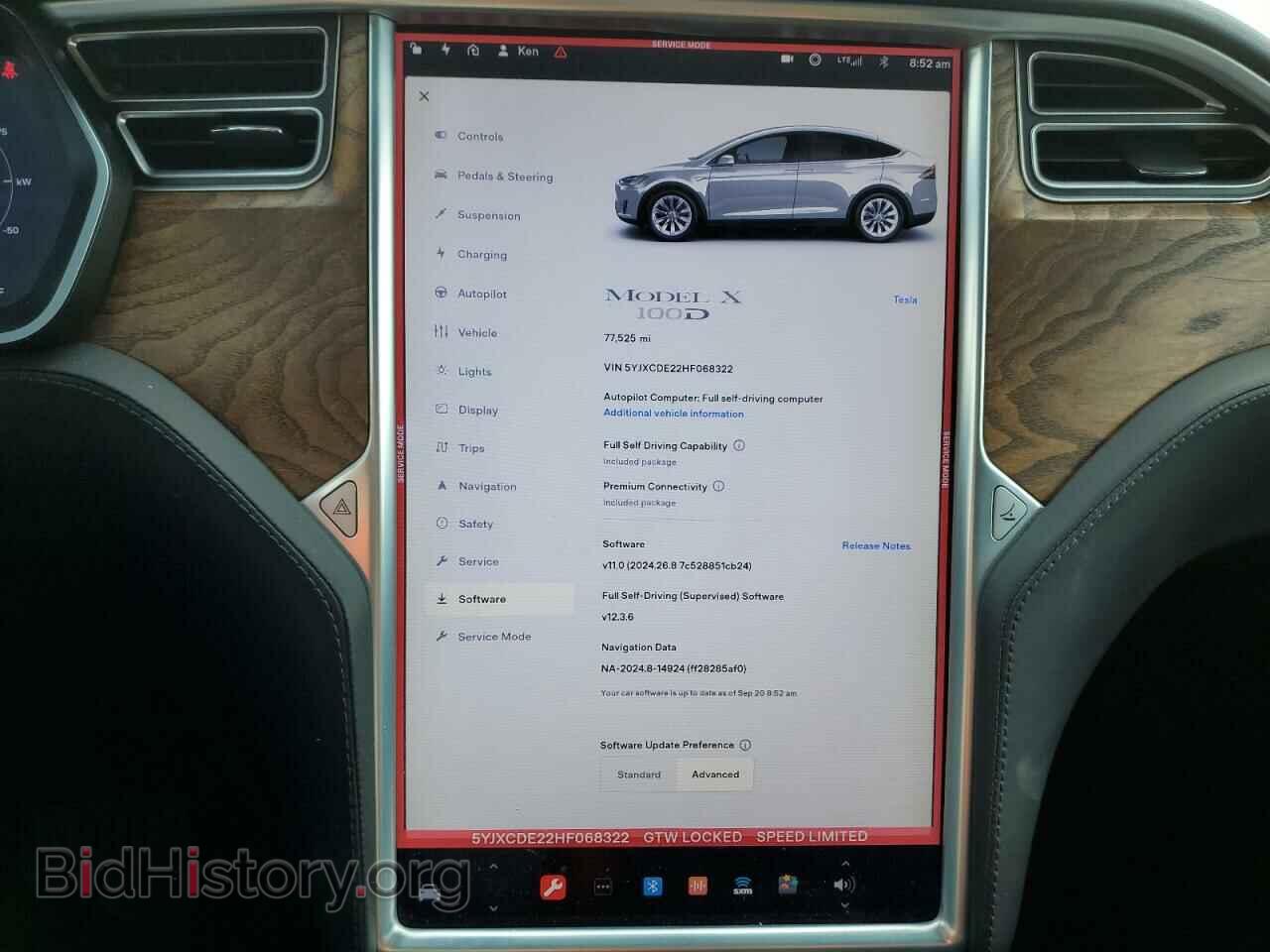 2017 TESLA MODEL X - VIN: 5YJXCDE22HF068322 - Photo 9