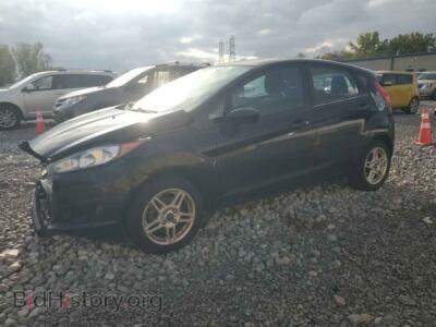 2017 Ford FIESTA SE, черный — VIN 3FADP4EJ5HM137374, Copart