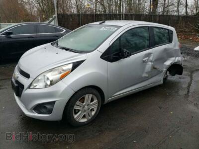 2014 Chevrolet SPARK Spark 1LT, серебристый — VIN KL8CD6S93EC534592, Copart