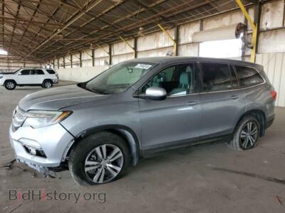 2018 Honda PILOT EXL, silver — VIN 5FNYF6H59JB070247, Copart