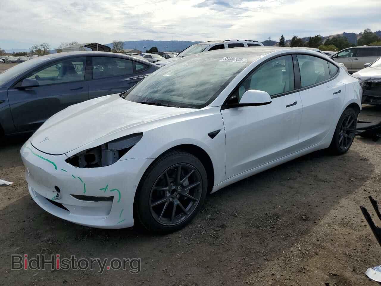 Фотография 5YJ3E1EA5NF357091 - TESLA MODEL 3 2022