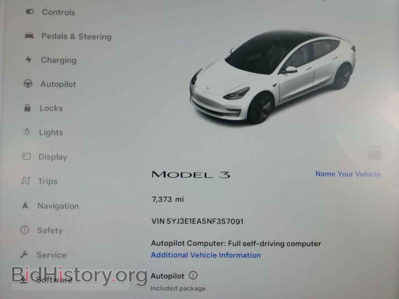 2022 TESLA MODEL 3 - VIN: 5YJ3E1EA5NF357091 - Photo 9