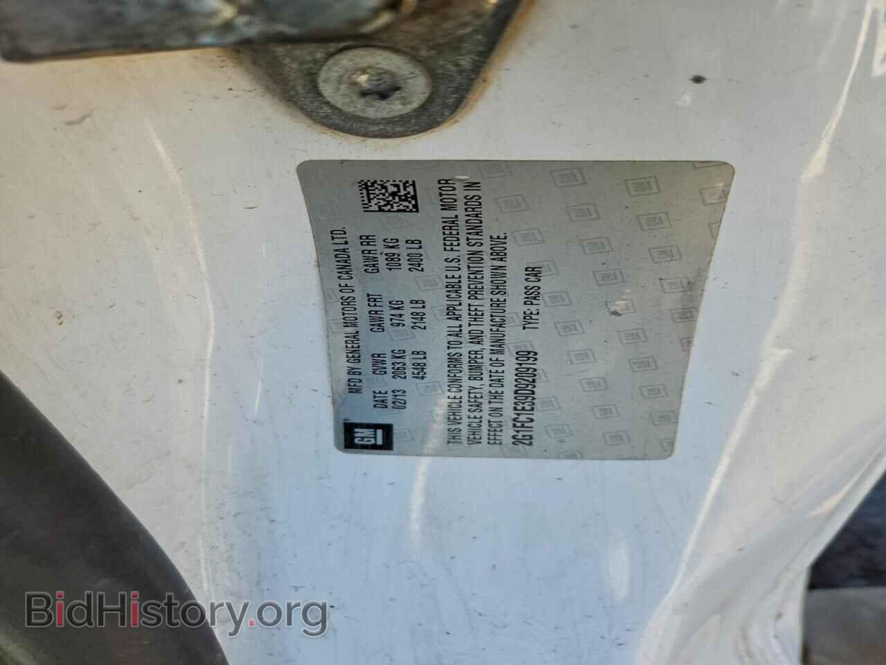 2013 CHEVROLET CAMARO - VIN: 2G1FC1E39D9209199 - Фото 12