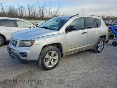 2014 Jeep COMPASS SPORT, серебристый — VIN 1C4NJDBB1ED535640, Copart