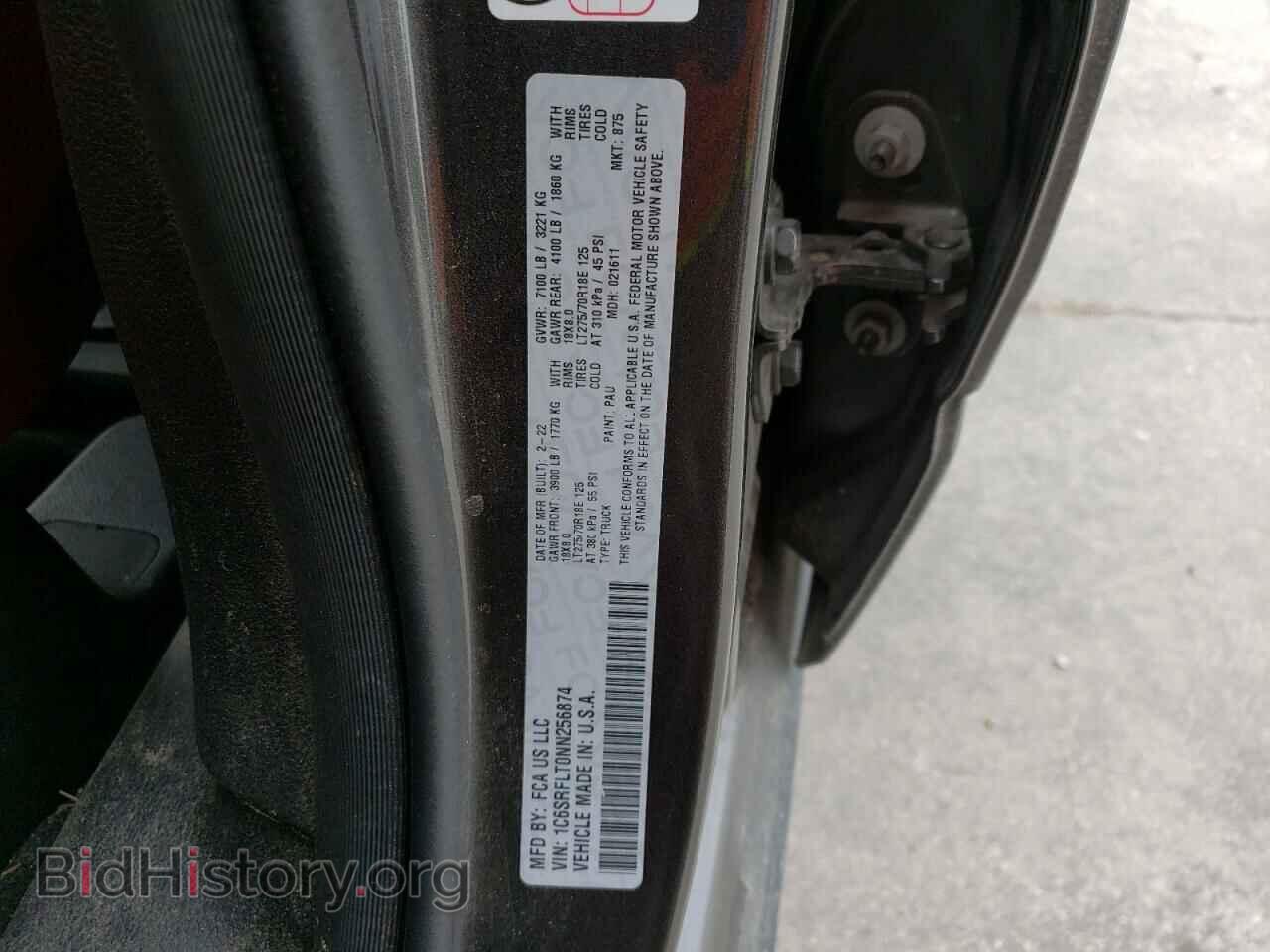 2022 RAM 1500 - VIN: 1C6SRFLT0NN256874 - Фото 12