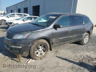 2014 Chevrolet TRAVERSE LS, серый — VIN 1GNKRFED6EJ322499, Copart