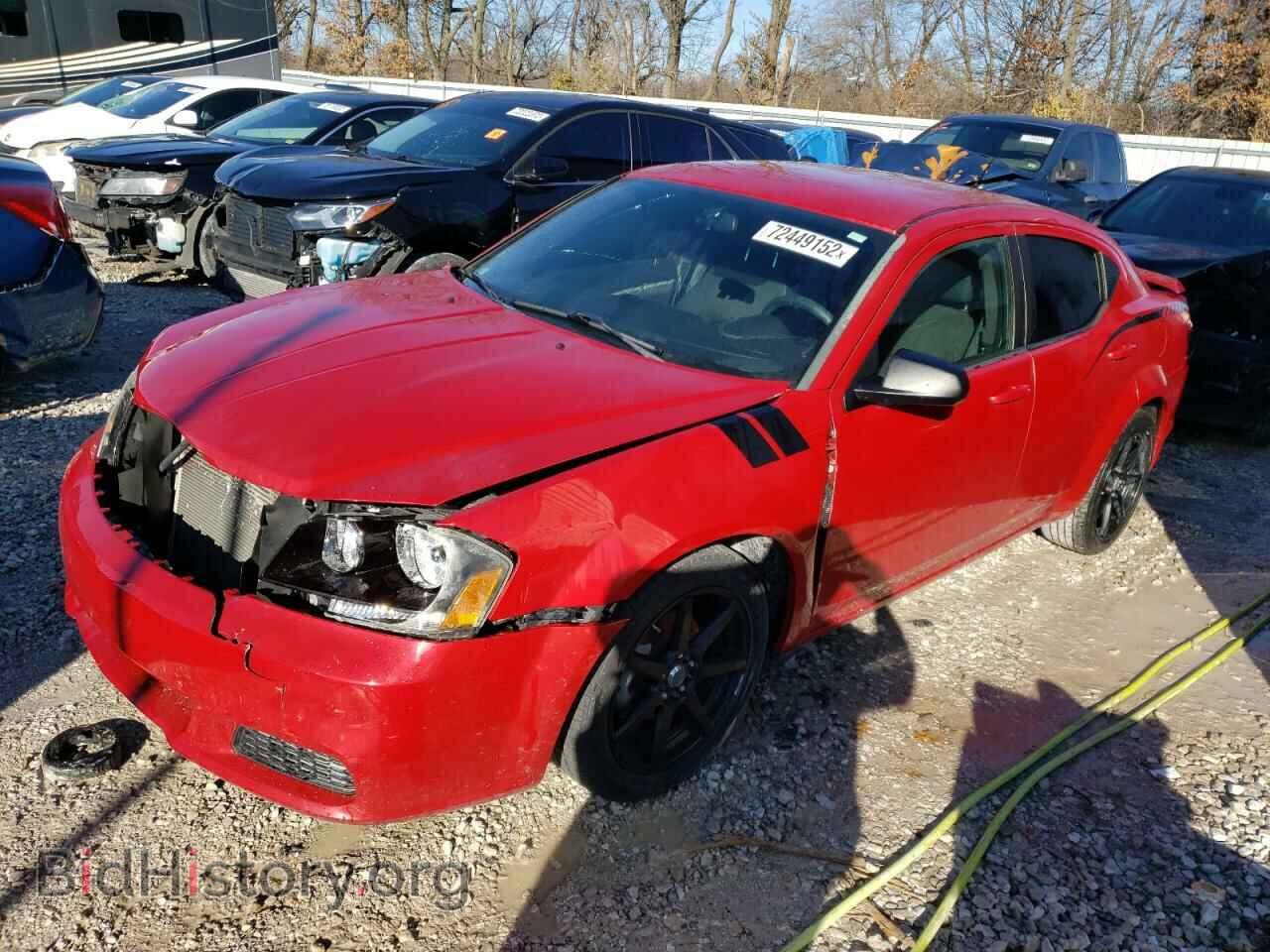 Photo 1C3CDZAB0EN187681 - DODGE AVENGER 2014