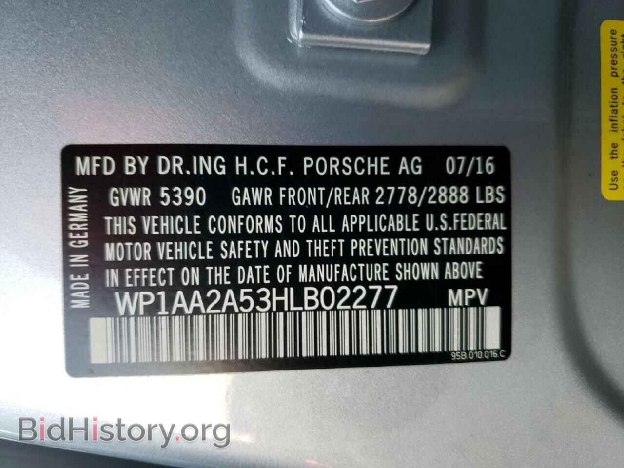 2017 PORSCHE MACAN - VIN: WP1AA2A53HLB02277 - Фото 13