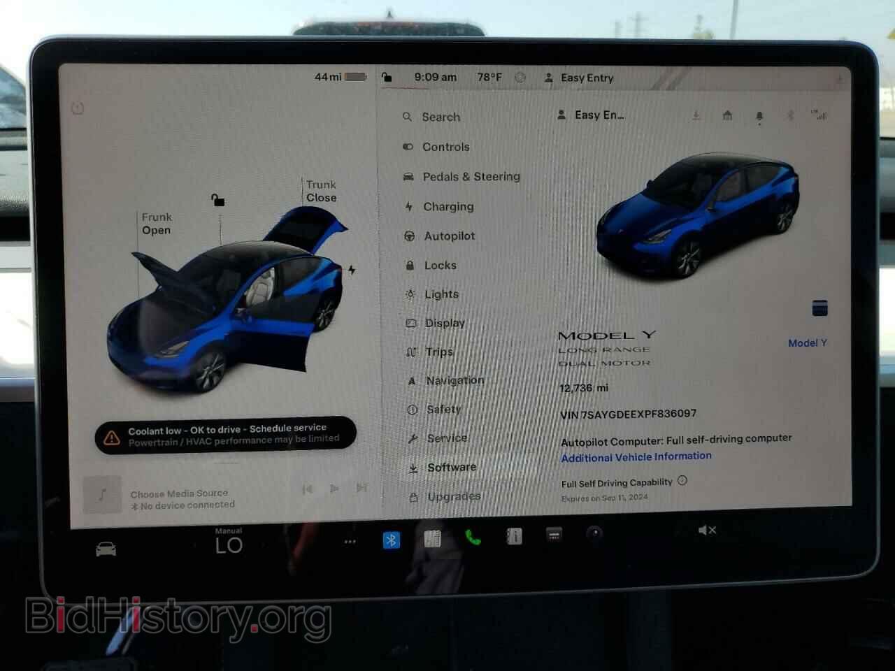 2023 TESLA MODEL Y - VIN: 7SAYGDEEXPF836097 - Фото 9