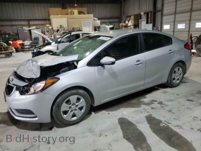 2016 Kia FORTE LX, silver — VIN KNAFK4A64G5572925, Copart
