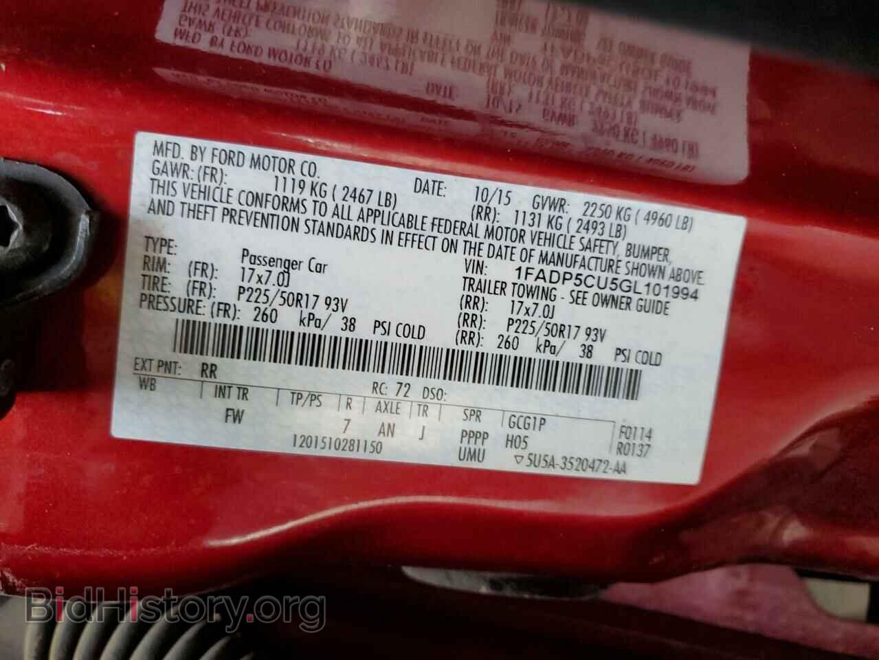 2016 FORD CMAX - VIN: 1FADP5CU5GL101994 - Фото 13