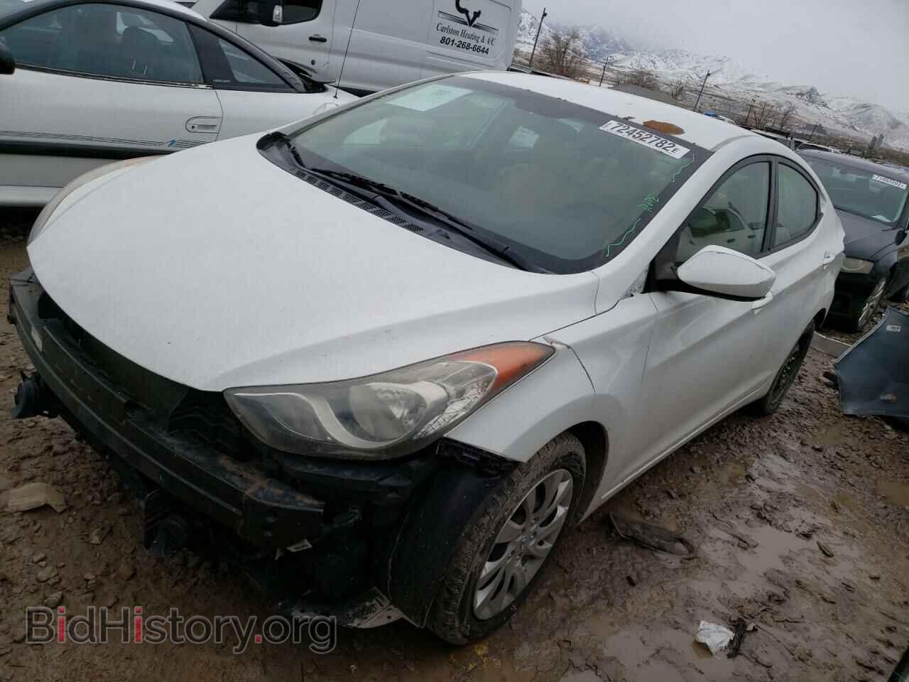 Photo 5NPDH4AE4CH071124 - HYUNDAI ELANTRA 2012