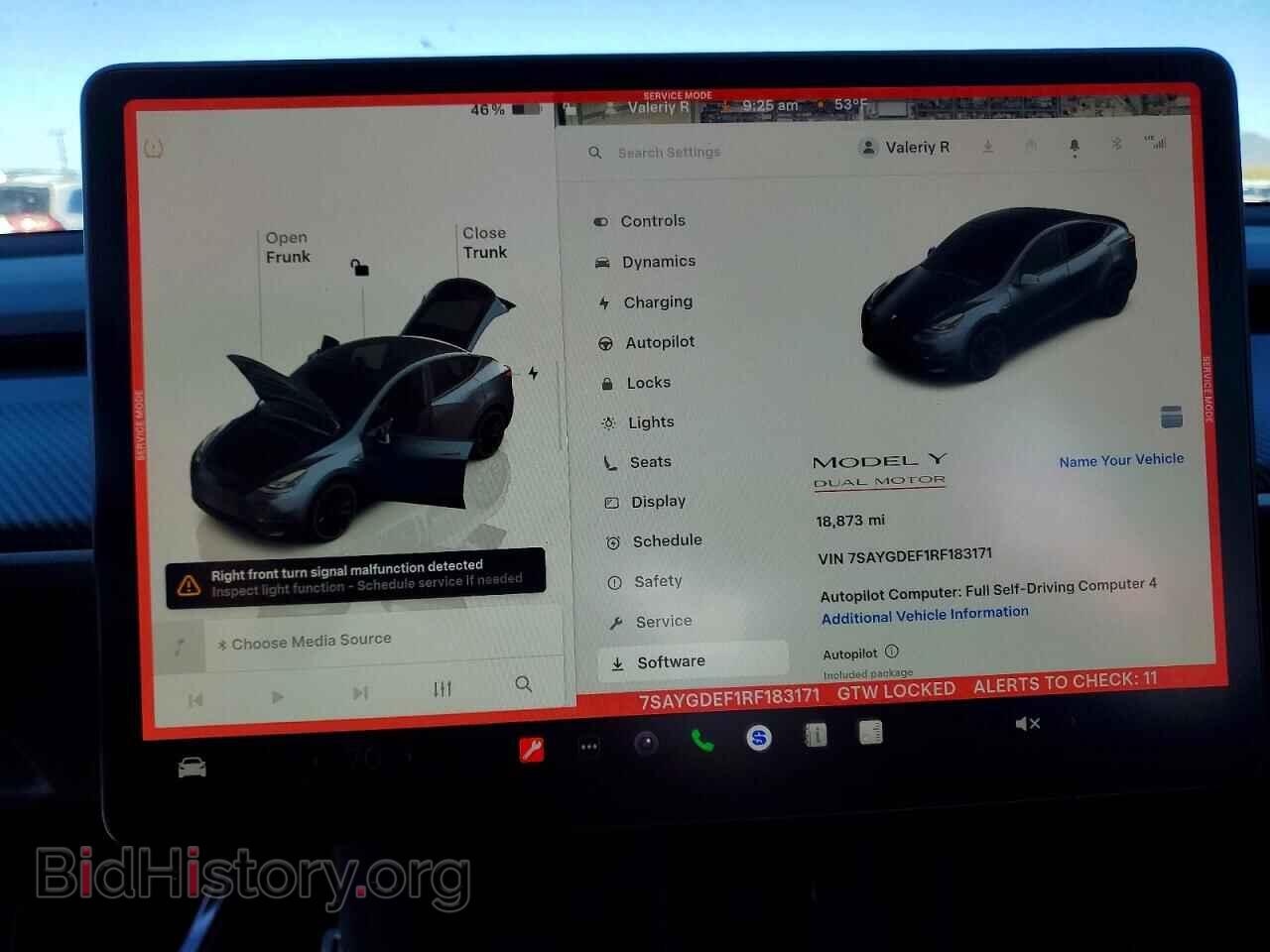 2024 TESLA MODEL Y - VIN: 7SAYGDEF1RF183171 - Photo 9