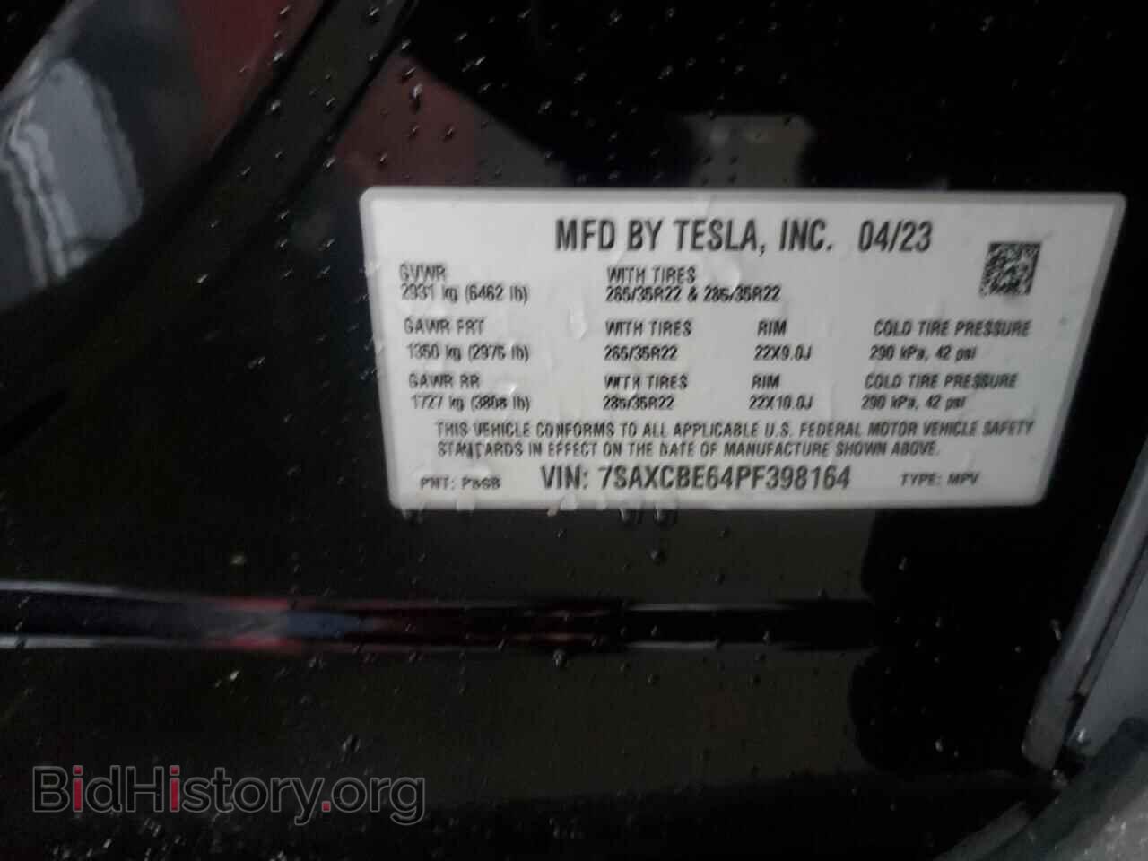 2023 TESLA MODEL X - VIN: 7SAXCBE64PF398164 - Photo 14
