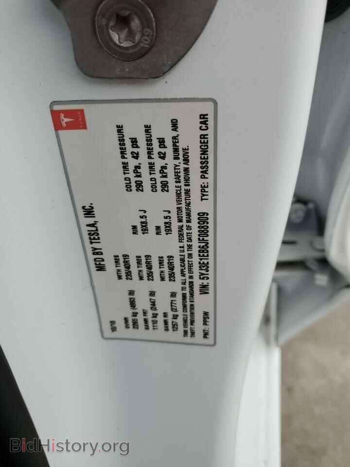 2018 TESLA MODEL 3 - VIN: 5YJ3E1EB6JF088909 - Фото 12