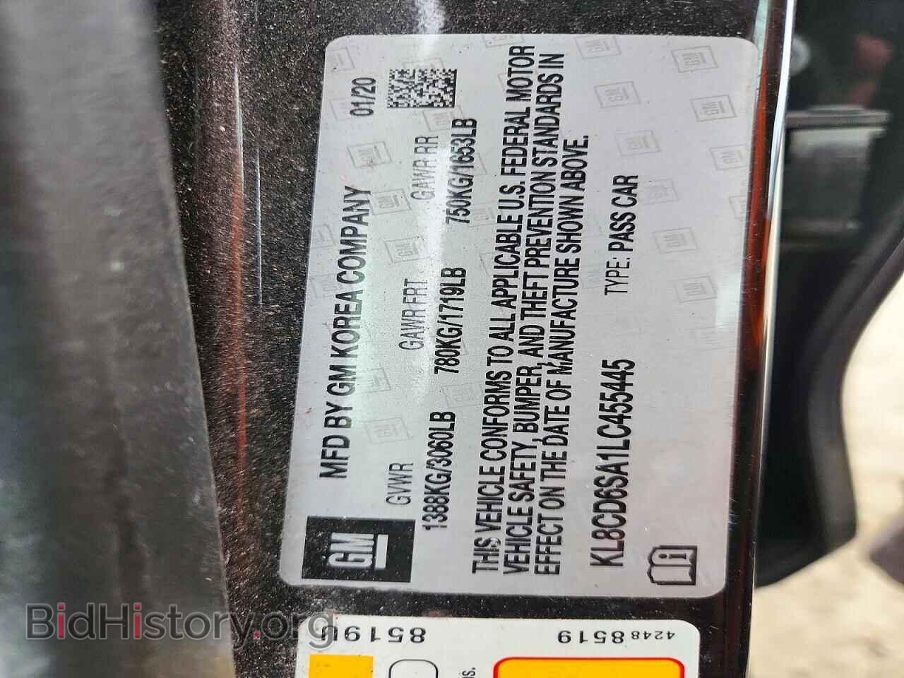2020 CHEVROLET SPARK - VIN: KL8CD6SA1LC455445 - Фото 13