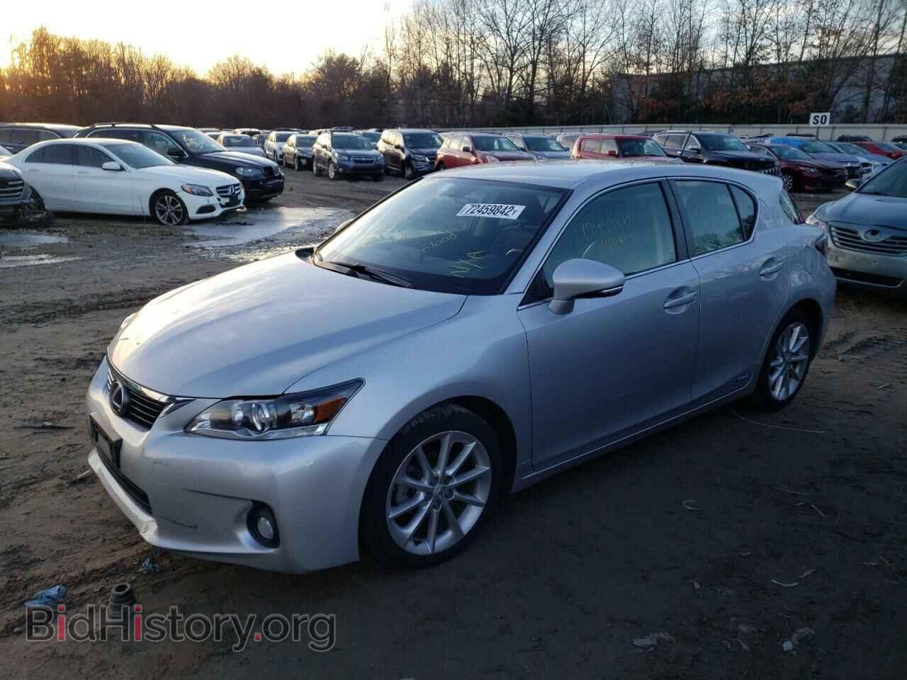 Photo JTHKD5BH7C2092017 - LEXUS CT 200 2012