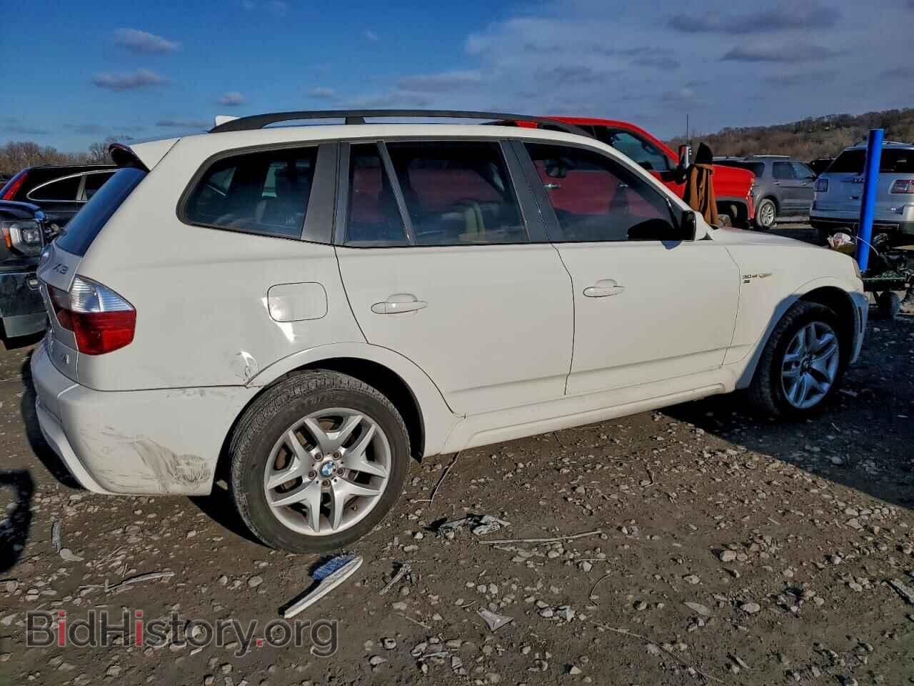 2008 BMW X3 - VIN: WBXPC93428WJ19740 - Фото 3